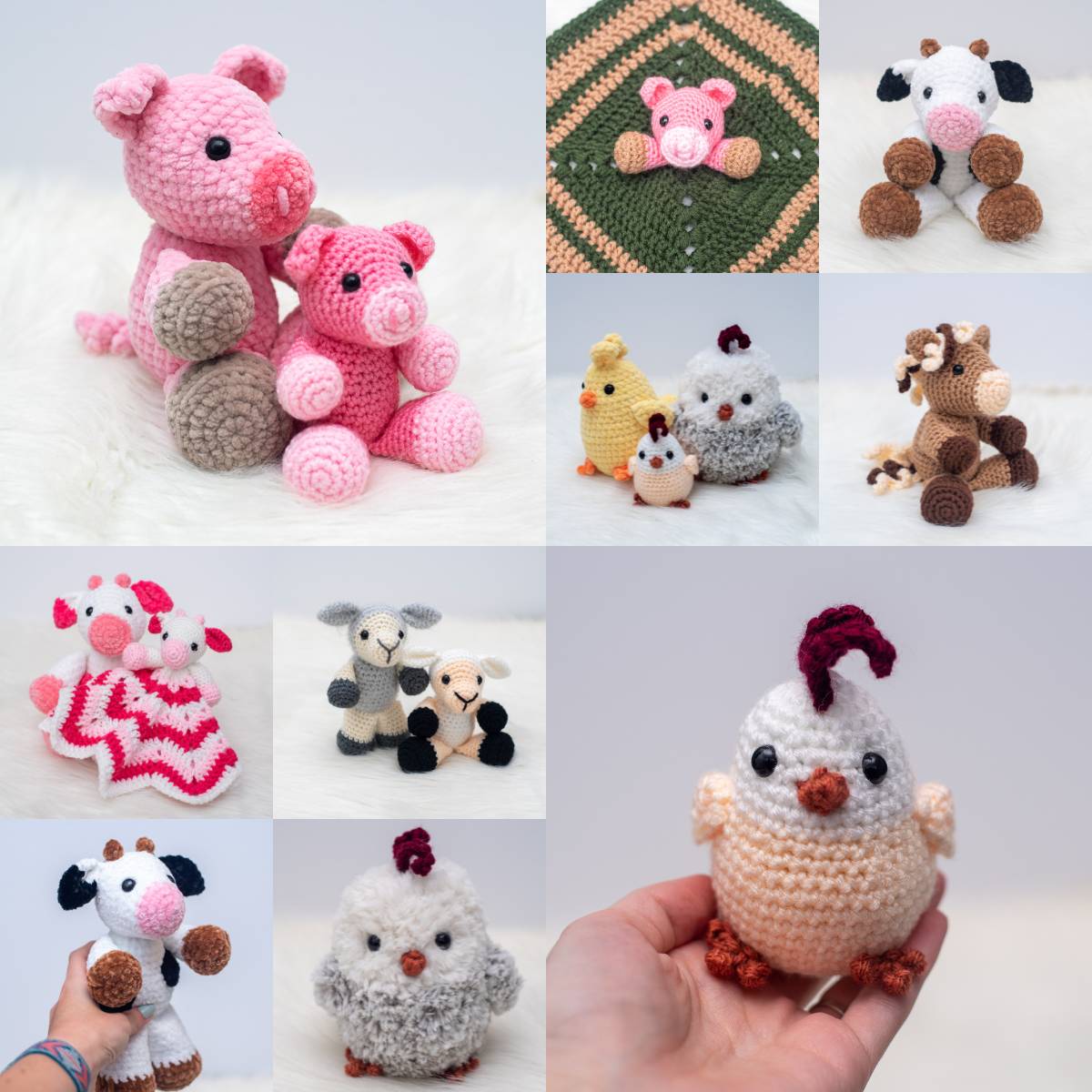 8+ Free Crochet Farm Animal Patterns
